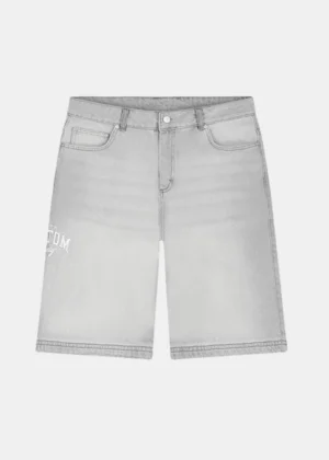 Jorcustom customsociety denim short lightgrey