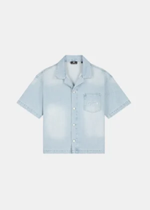 Jorcustom customsociety denim short slee lightblue