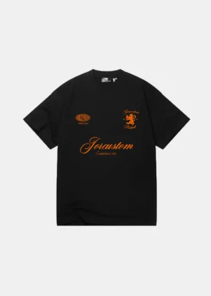 Jorcustom jersey loose fit t-shirt black