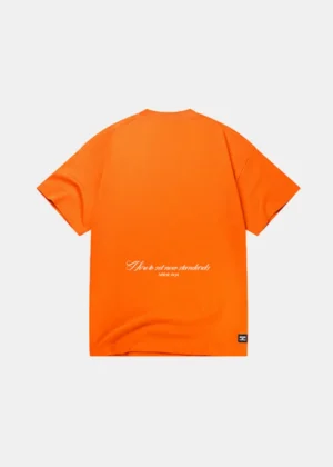 Jorcustom jersey loose fit t-shirt orange