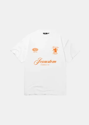 Jorcustom jersey loose fit t-shirt white