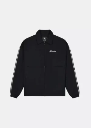 Jorcustom script tracksuit jacket black