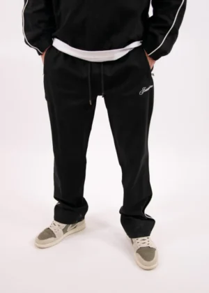 Jorcustom script tracksuit pants black