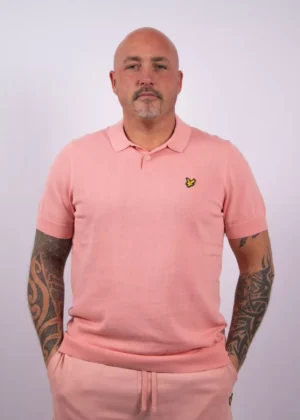 Lyle & Scott kn2412v y120 pink grapefruit