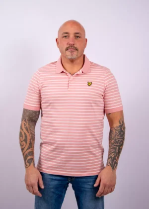Lyle & Scott sp2404v y152 pink grapefruit/white