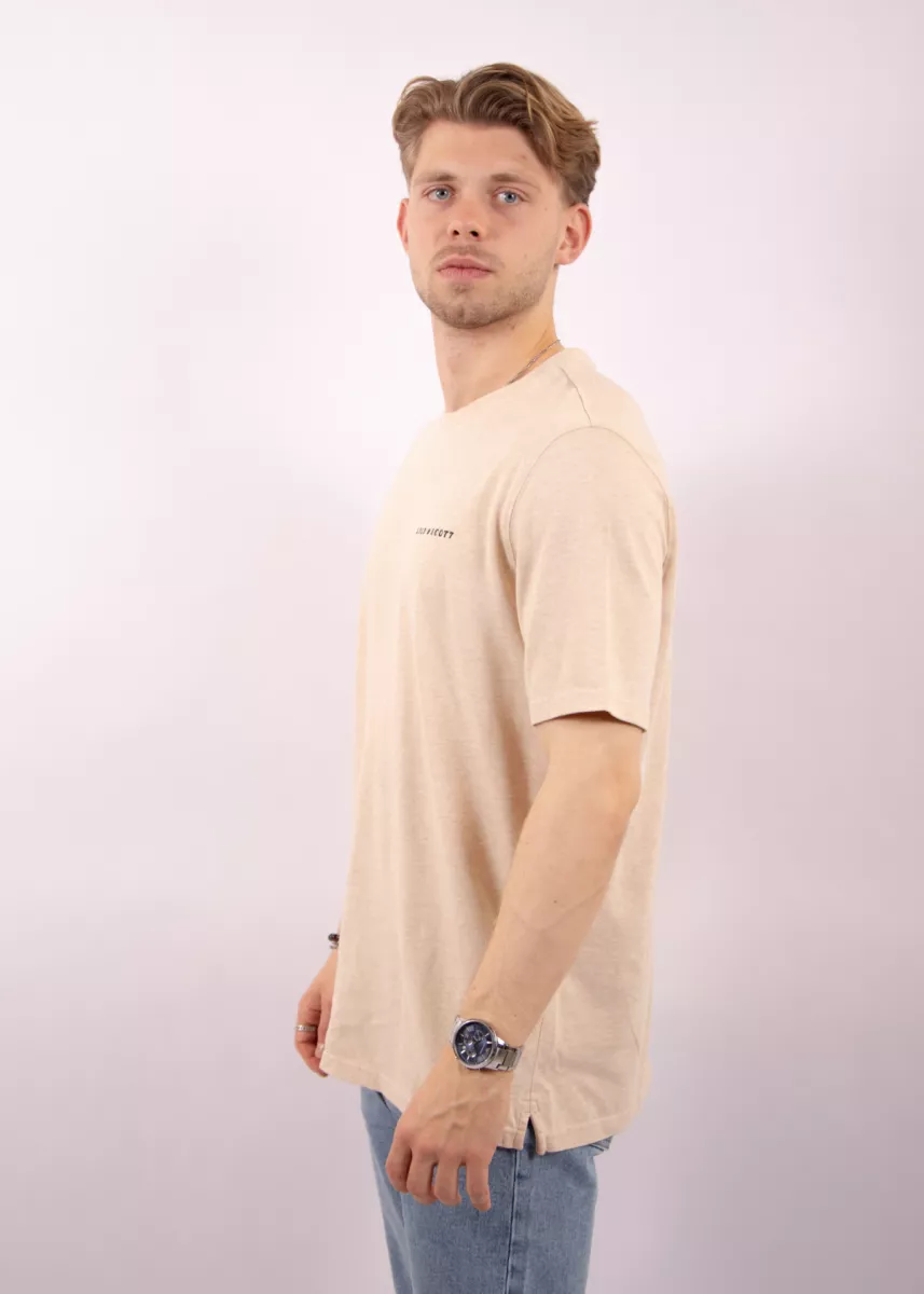 Lyle & Scott ts2300vt y147 ice cream marl