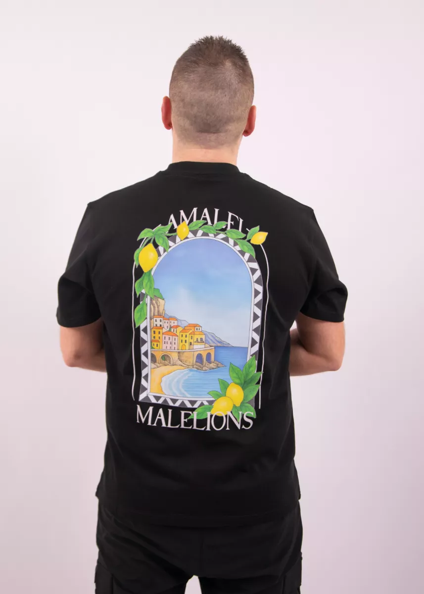 Malelions amalfi window t-shirt black