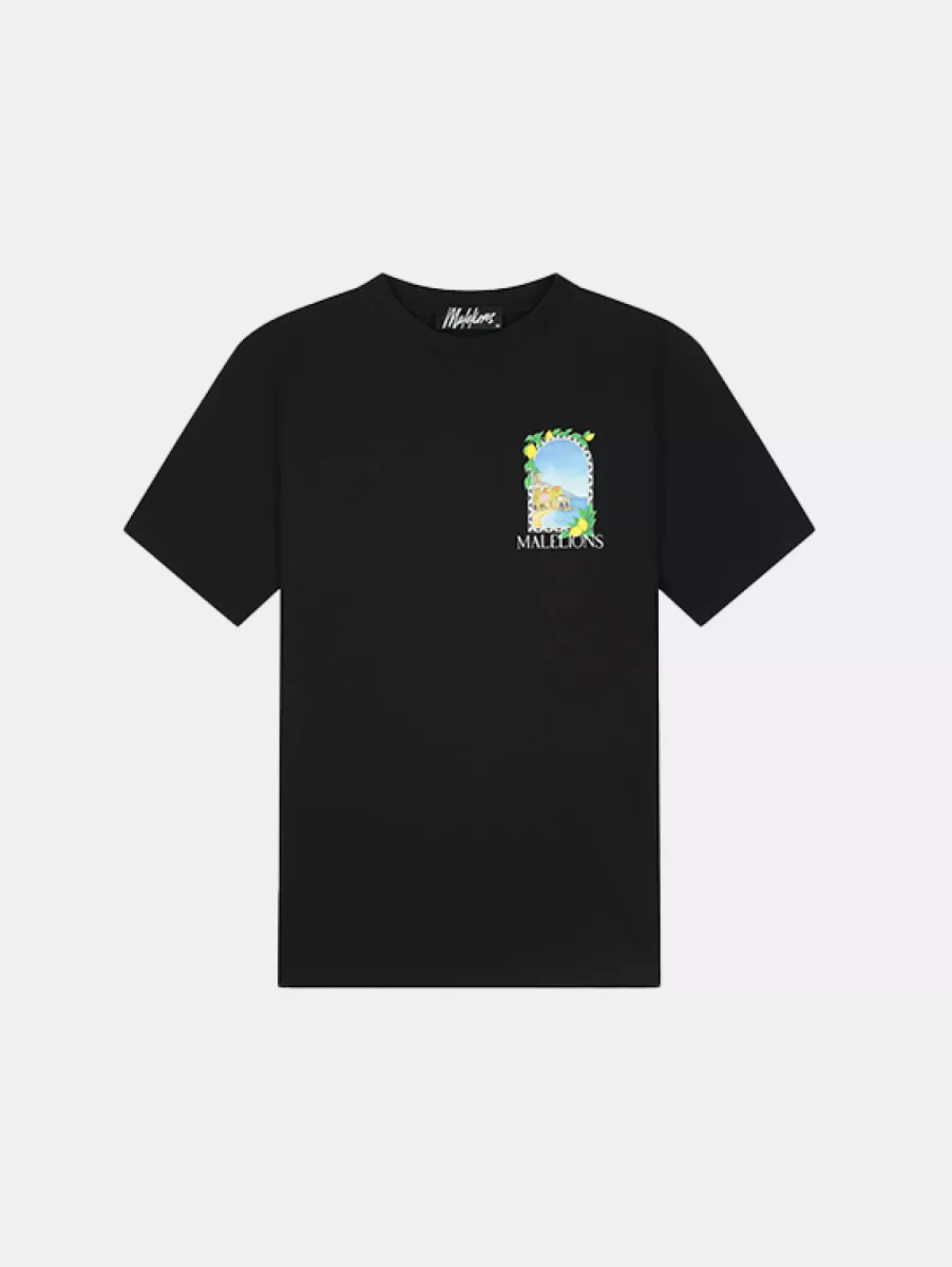 Malelions amalfi window t-shirt black