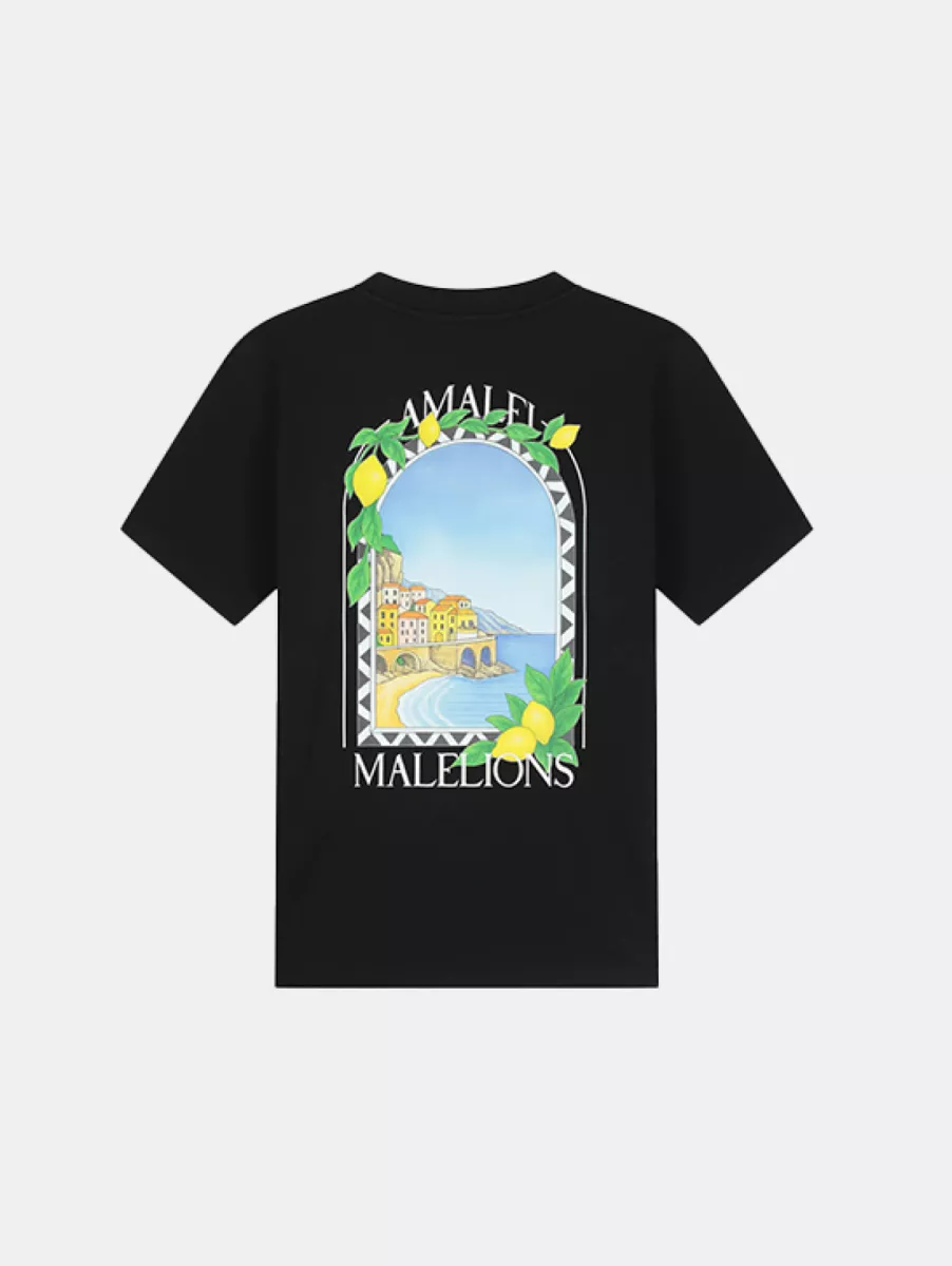 Malelions amalfi window t-shirt black