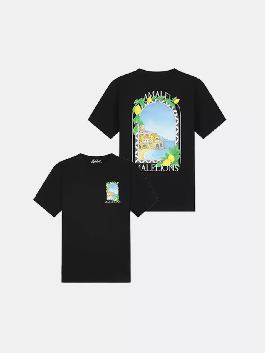 Malelions amalfi window t-shirt black