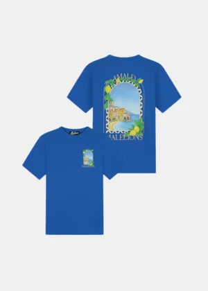 Malelions amalfi window t-shirt cobalt