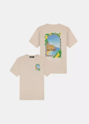Malelions amalfi window t-shirt light pink