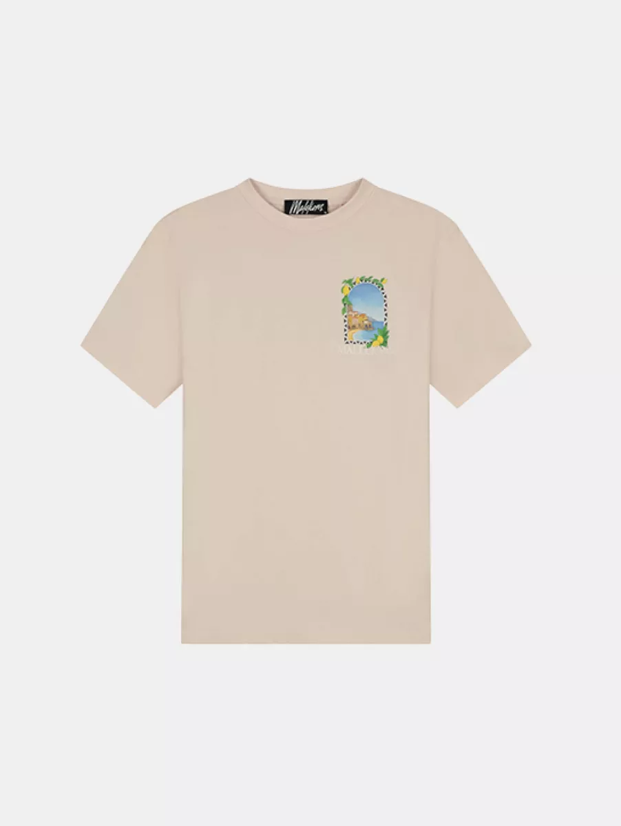 Malelions amalfi window t-shirt light pink
