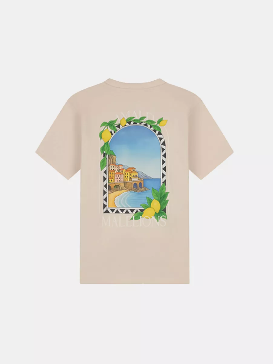 Malelions amalfi window t-shirt light pink