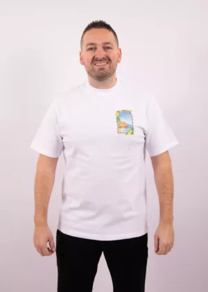 Malelions amalfi window t-shirt white