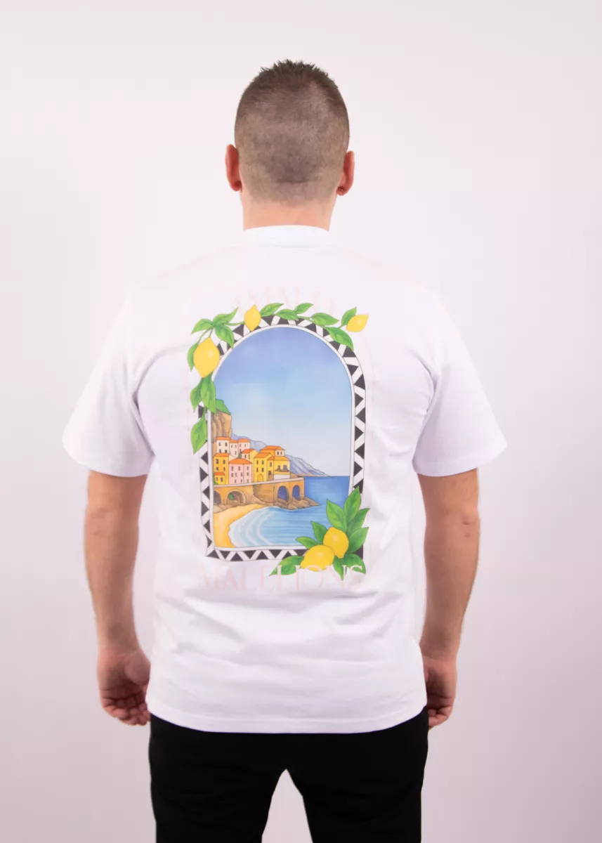 Malelions amalfi window t-shirt white