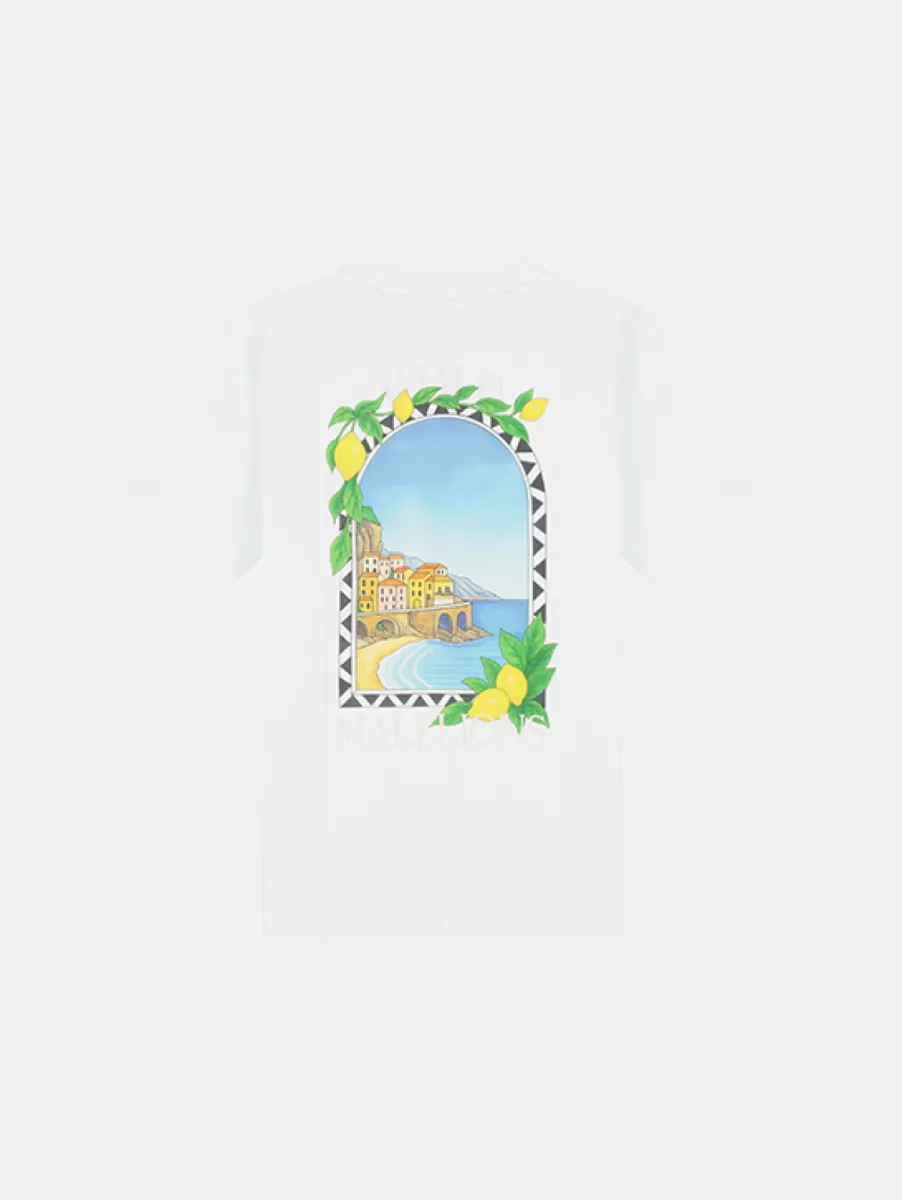 Malelions amalfi window t-shirt white