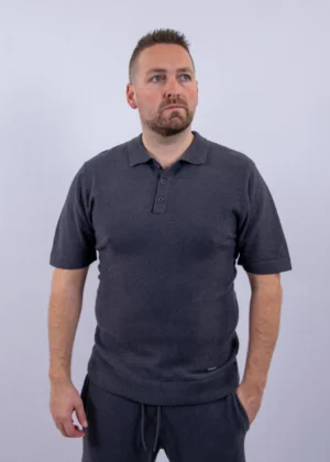 Malelions boucle polo antra grey