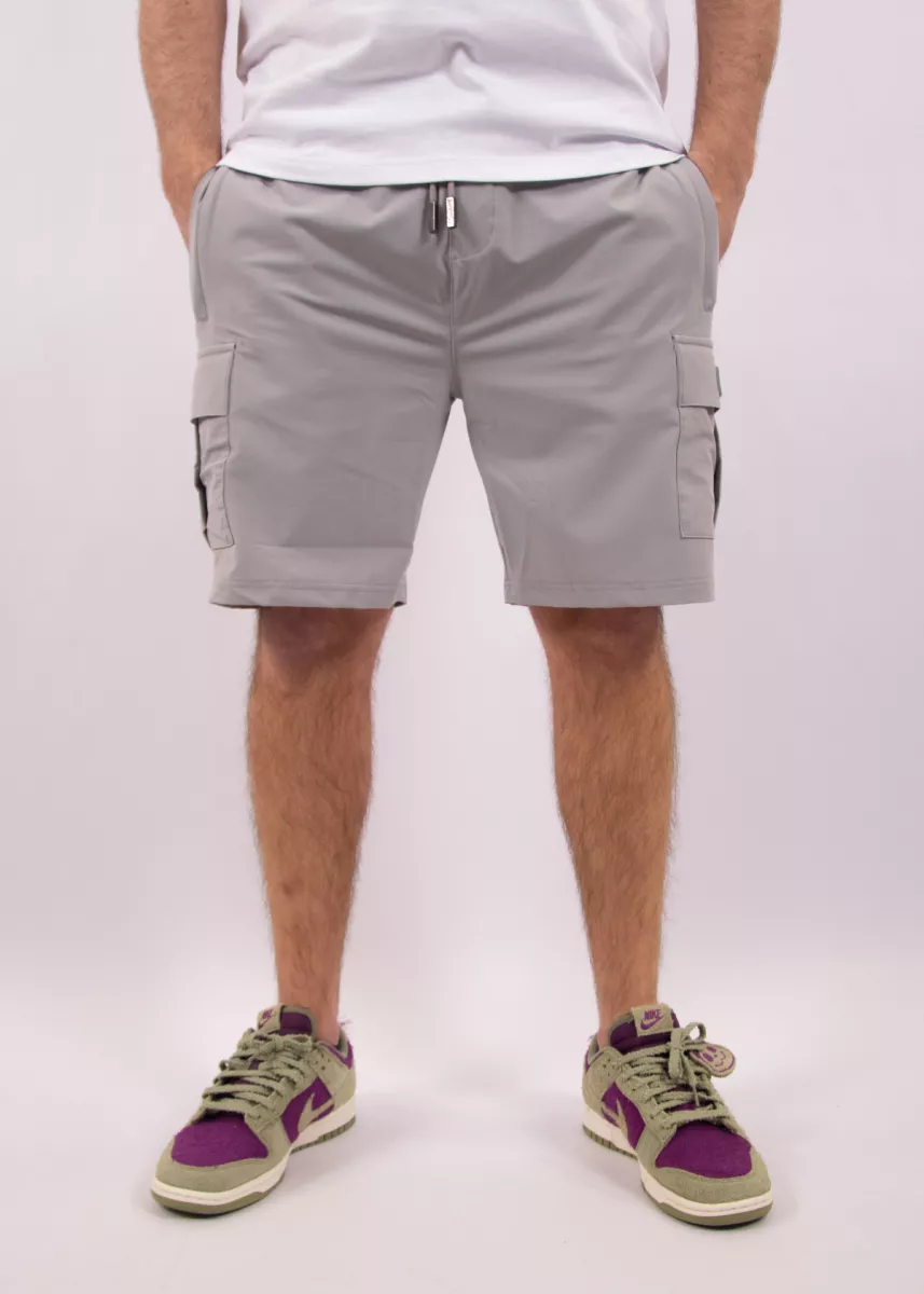 Malelions capri cargo shorts ice blue