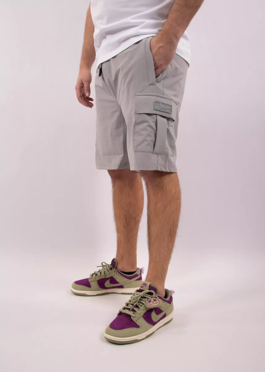 Malelions capri cargo shorts ice blue