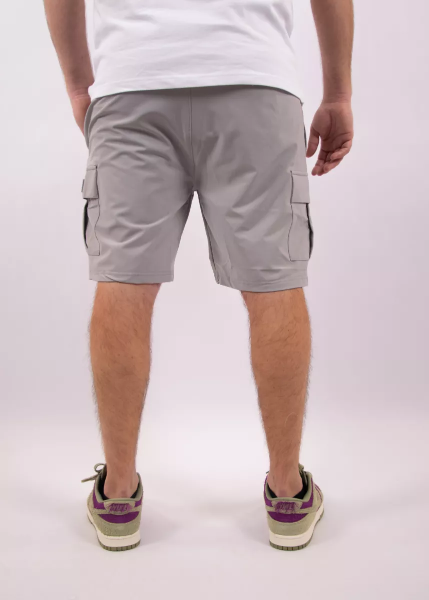 Malelions capri cargo shorts ice blue