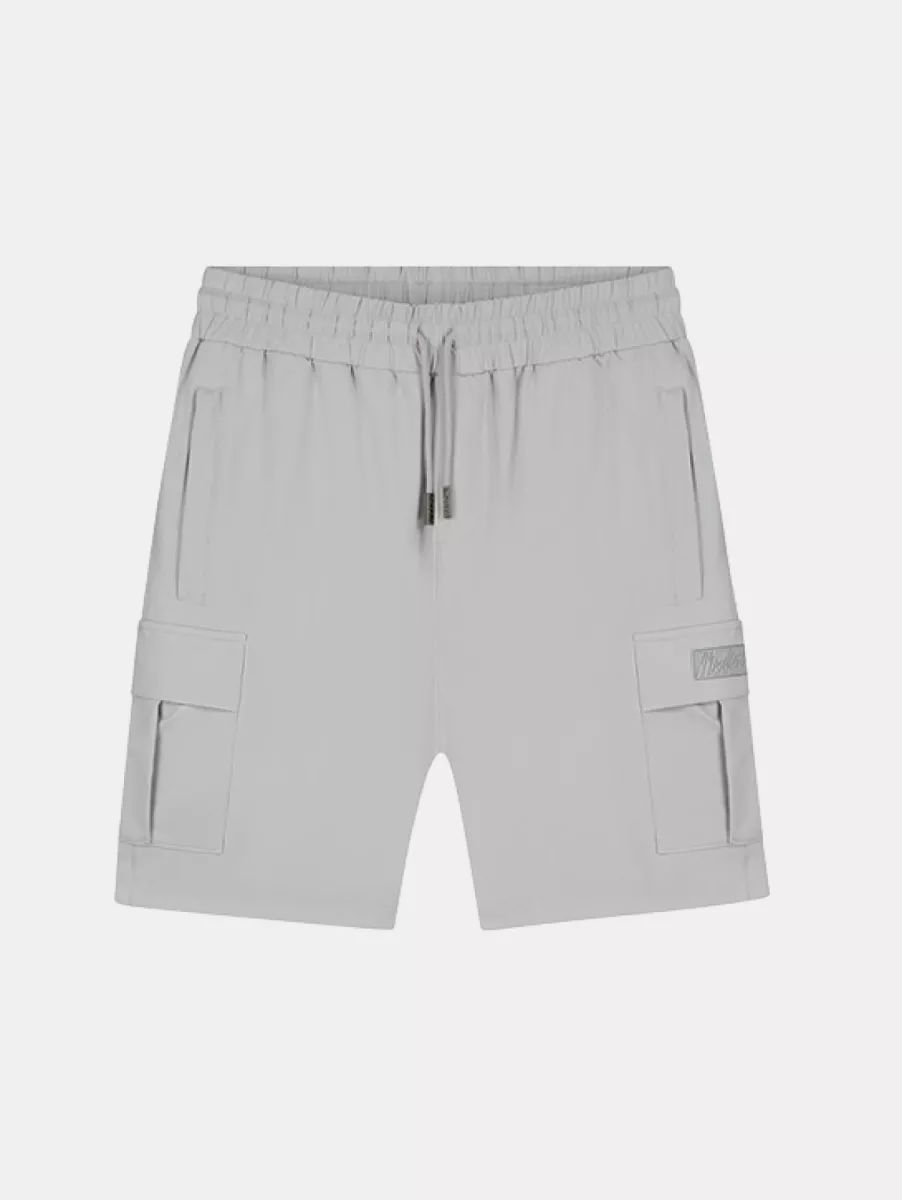 Malelions capri cargo shorts ice blue