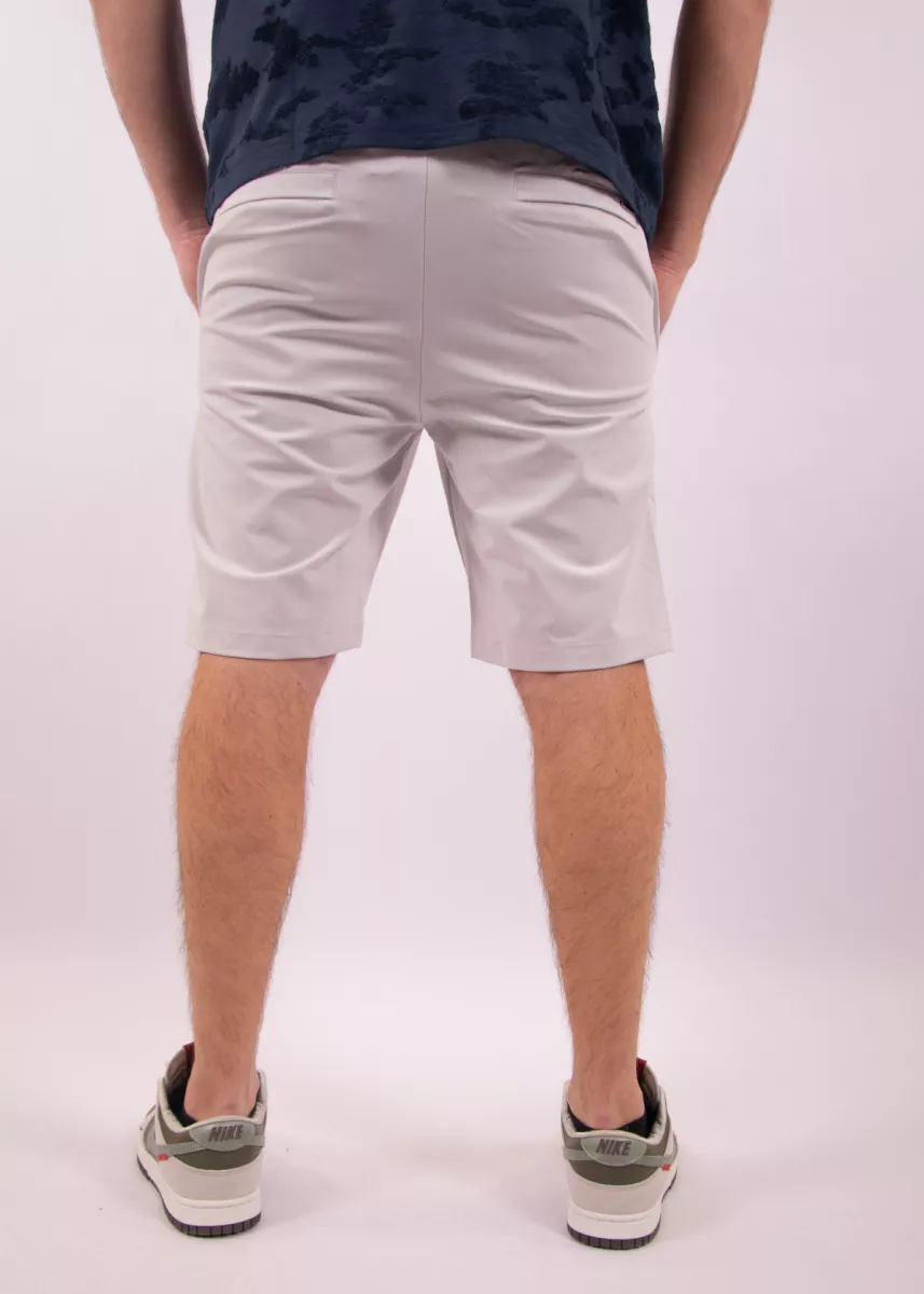 Malelions casual chino shorts pearl grey
