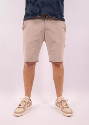 Malelions casual chino shorts sage brown