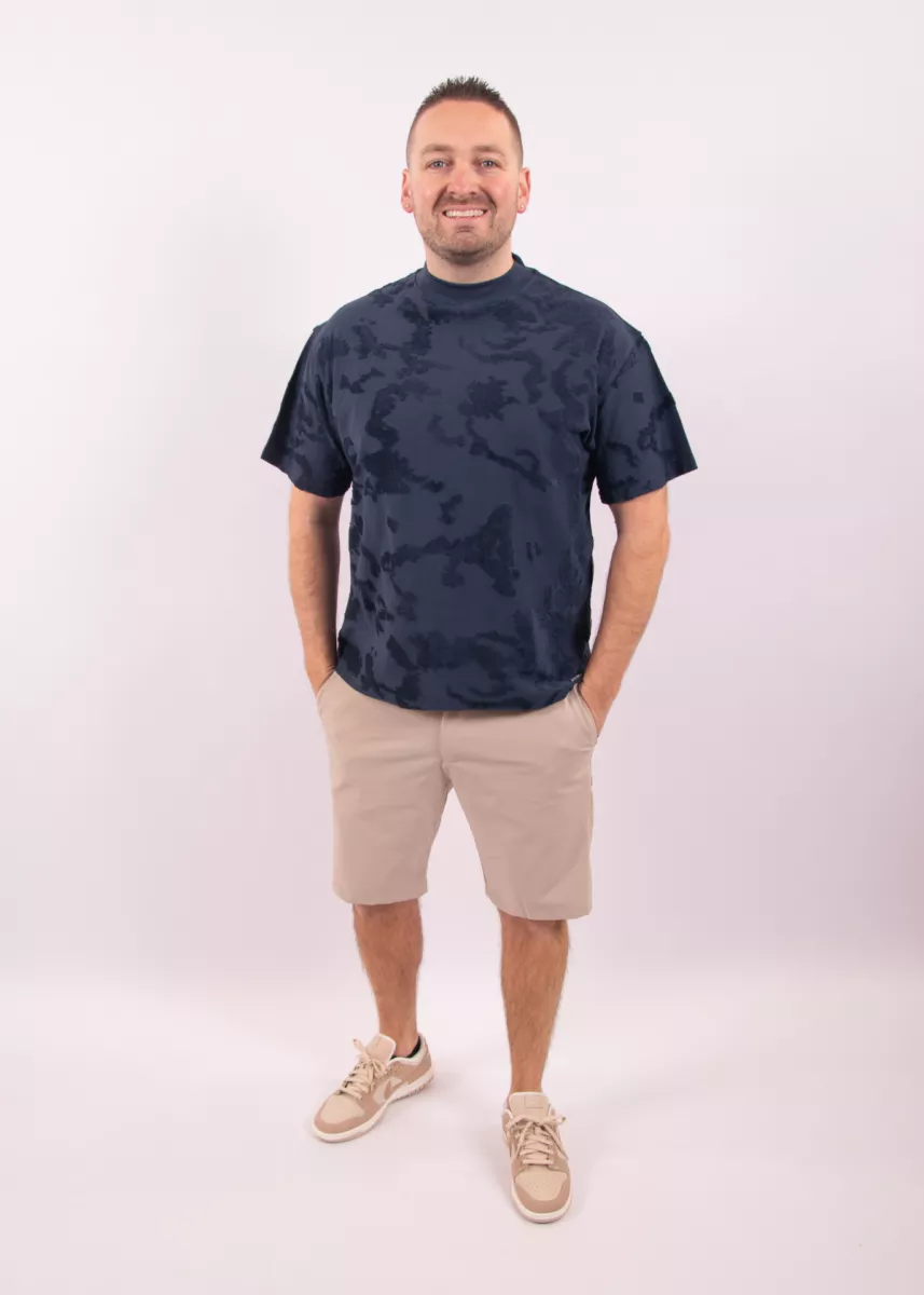 Malelions casual chino shorts sage brown