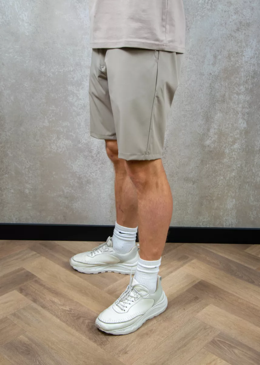 Malelions casual chino shorts taupe