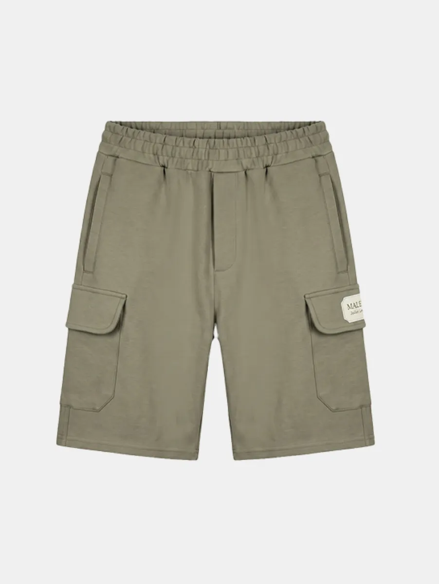 Malelions collection cargo shorts dark sage