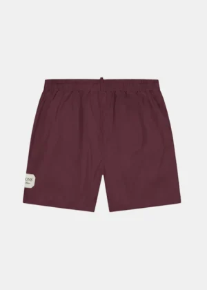 Malelions collection swim shorts burgundy