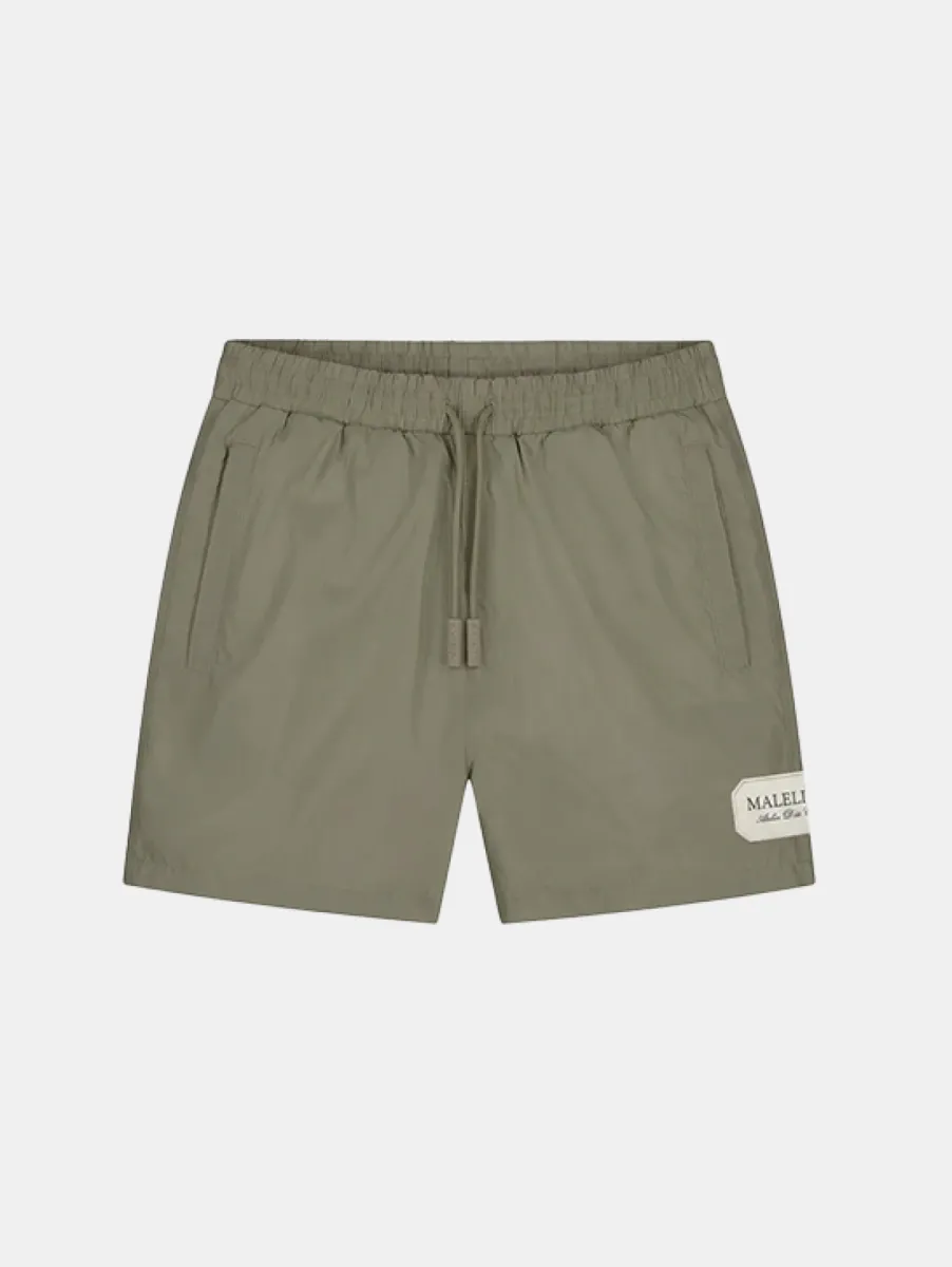 Malelions collection swim shorts dark sage