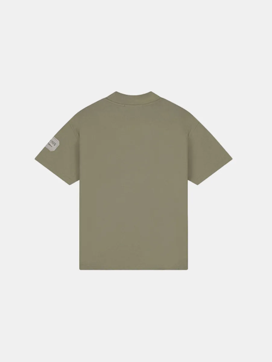 Malelions collection t-shirt dark sage