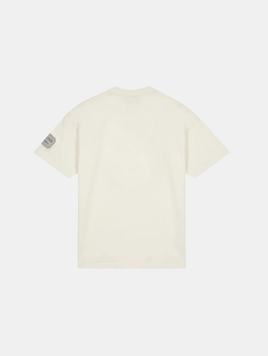 Malelions collection t-shirt off-white