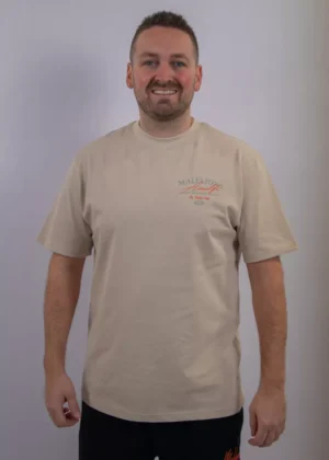 Malelions dolce vita t-shirt light taupe