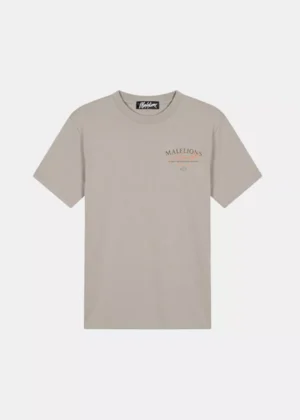 Malelions dolce vita t-shirt light taupe