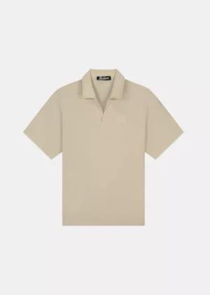 Malelions emblem seersucker buttonless p light taupe