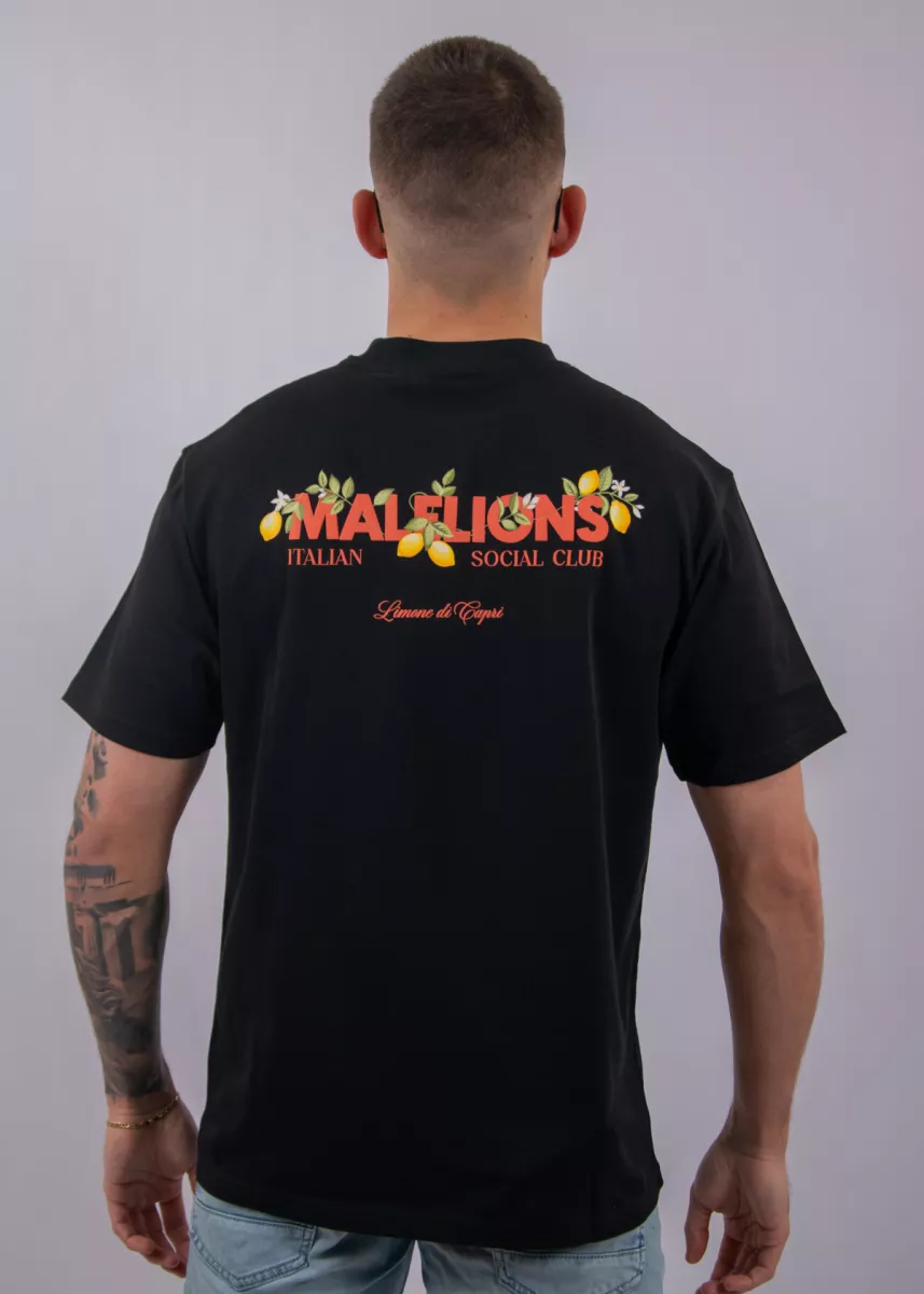 Malelions limone di capri t-shirt black