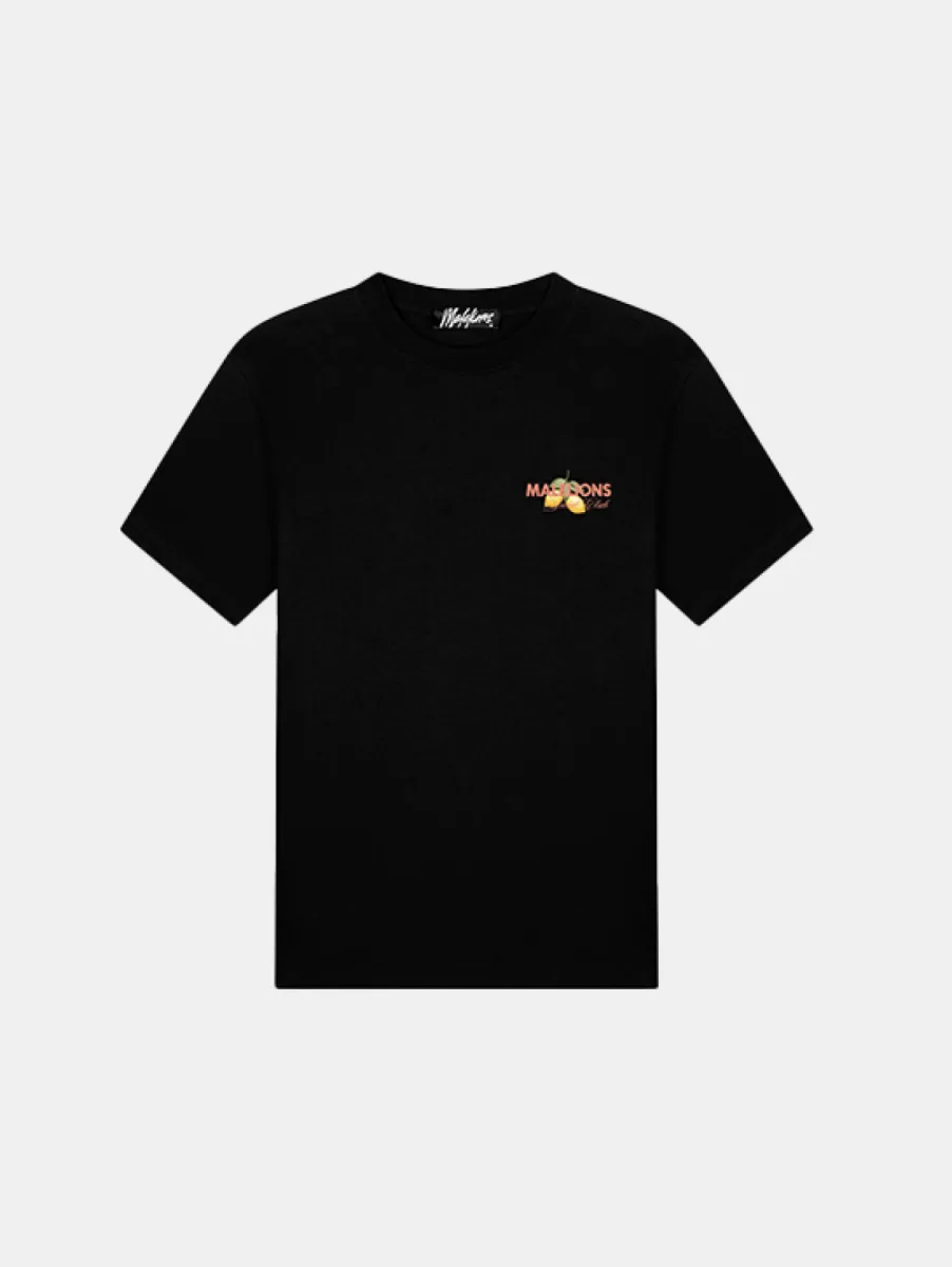 Malelions limone di capri t-shirt black