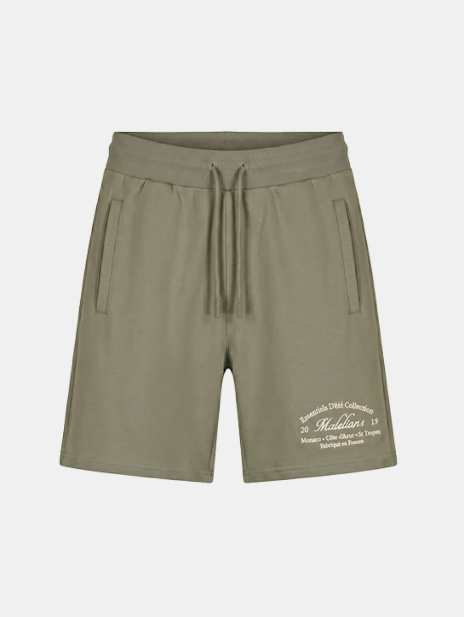 Malelions marina shorts dark sage