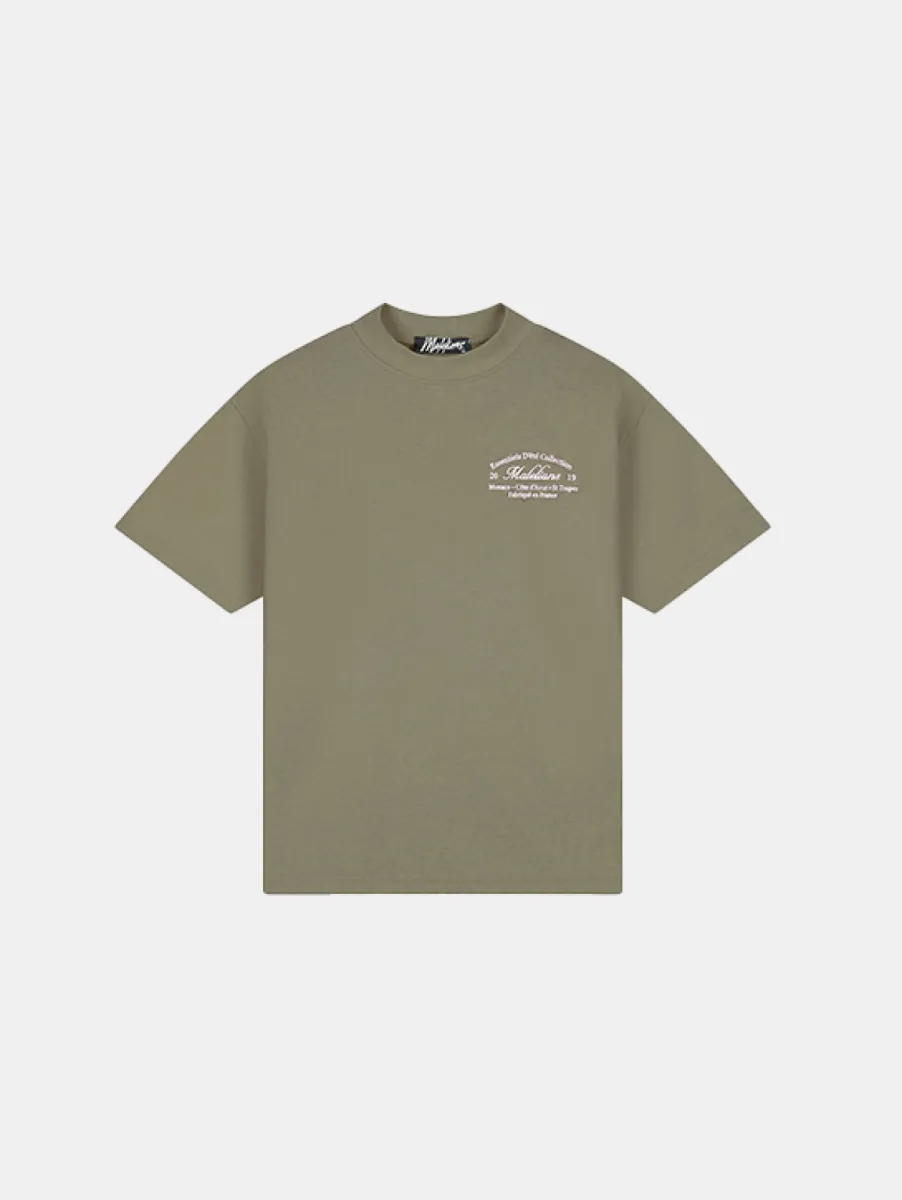 Malelions marina t-shirt dark sage