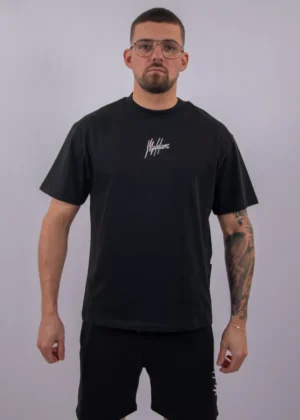 Malelions oversized split t-shirt black