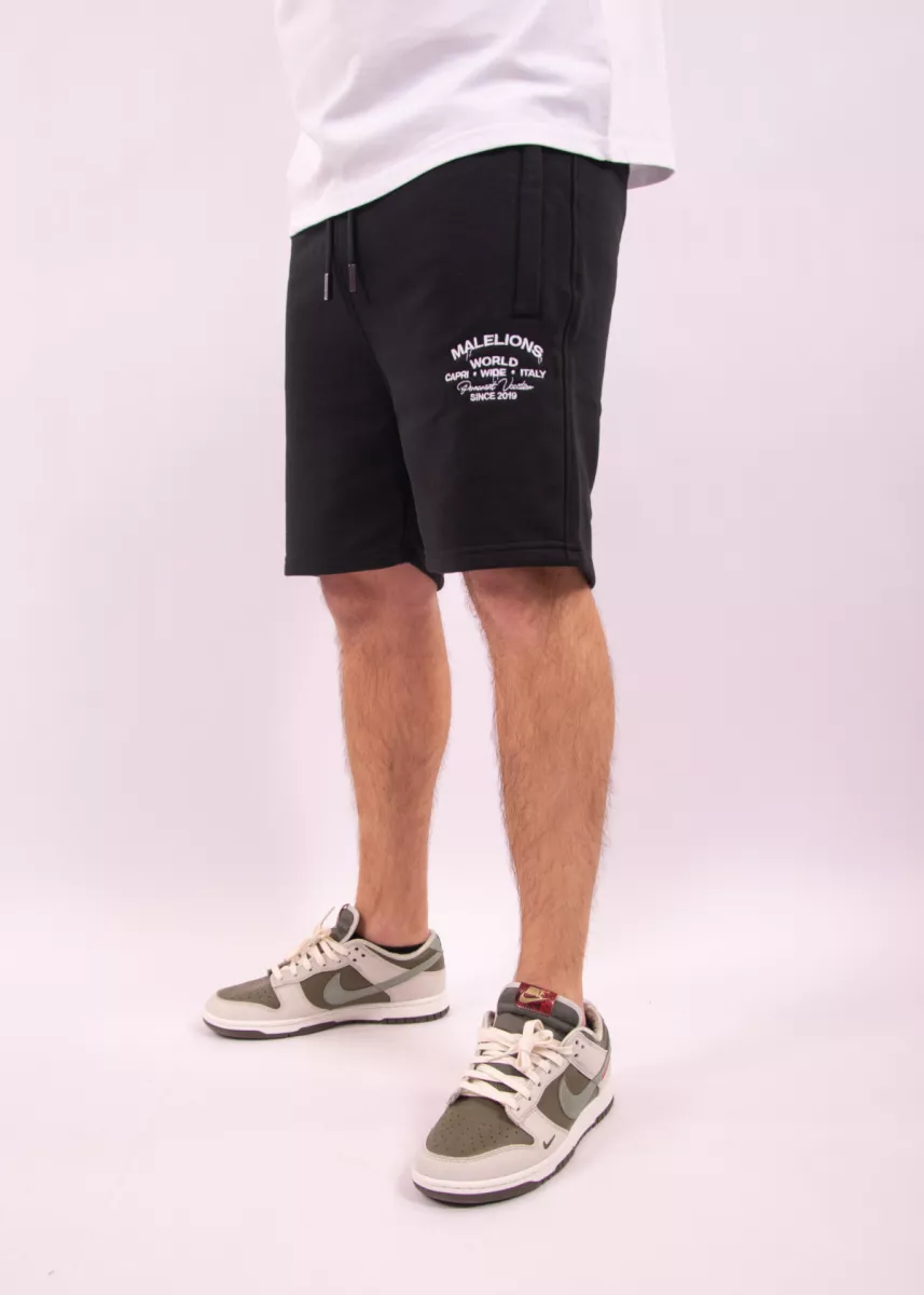 Malelions permanent vacation shorts black