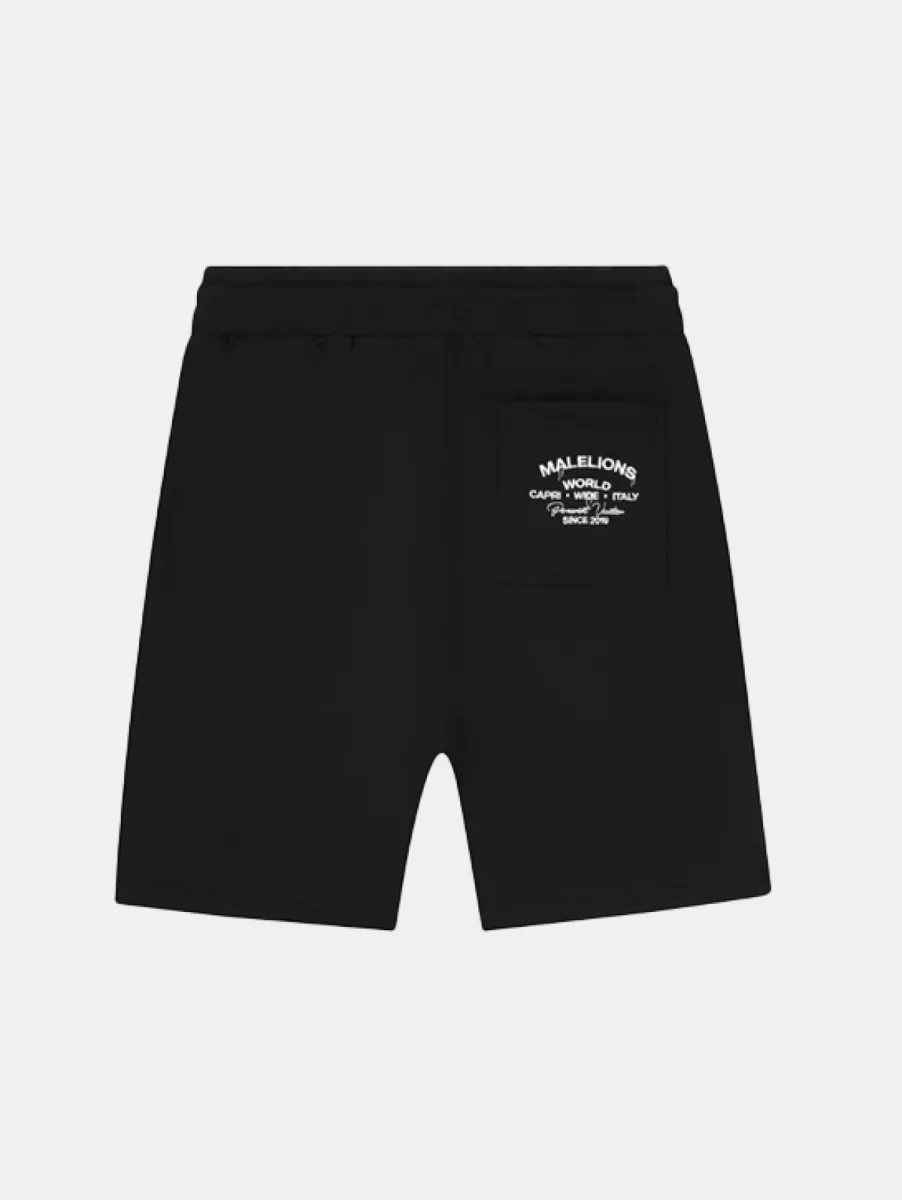 Malelions permanent vacation shorts black