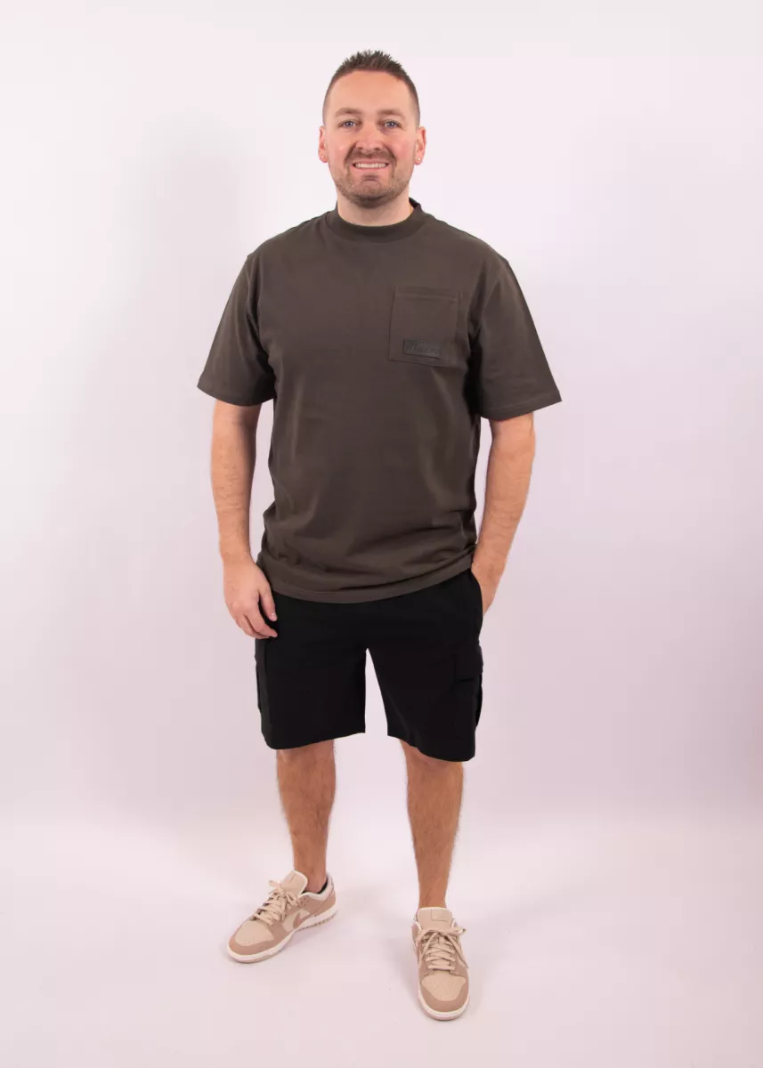 Malelions pocket t-shirt vintage green