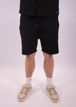 Malelions ribbed shorts black