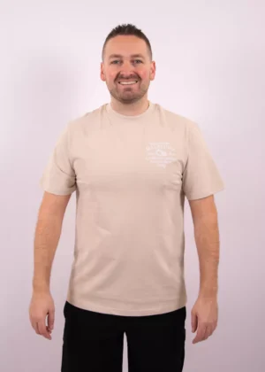 Malelions riviera t-shirt light taupe