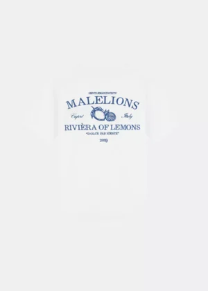 Malelions riviera t-shirt white
