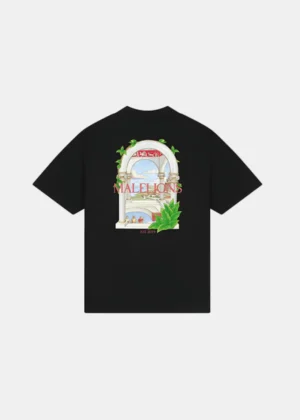 Malelions roman t-shirt black